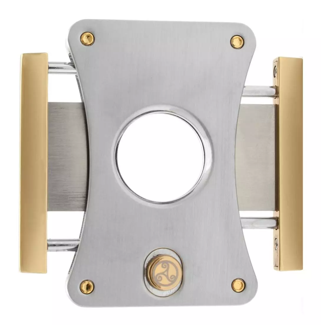 Produktbild: Rattray's Heavy Harry Satin-Gold Zigarrencutter offen