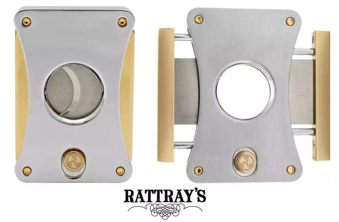 Produktbild: Rattray's Heavy Harry Satin-Gold Zigarrencutter Duo
