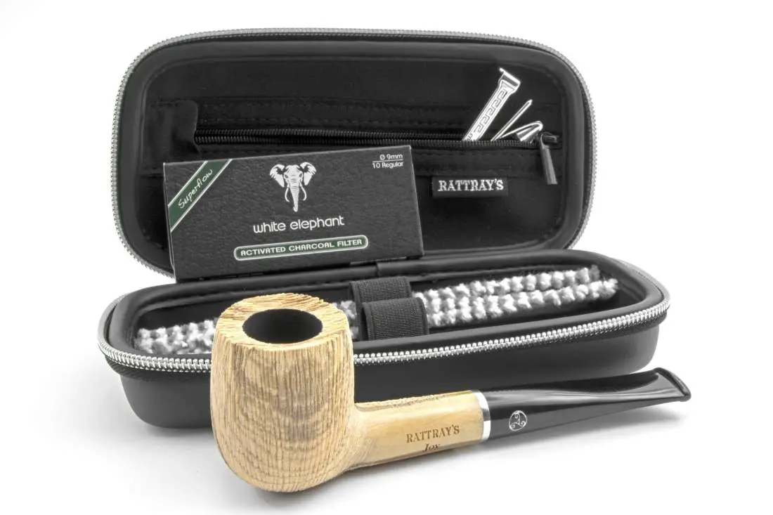 Produktbild: Rattray's Joy Olive Brushed 113 - Starter Set Straight Billiard - Lieferumfang