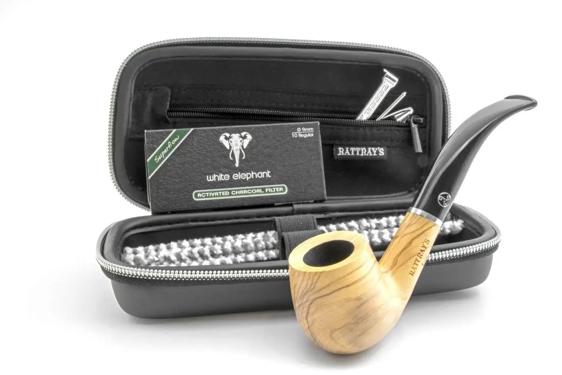 Produktbild: Rattray's Joy Olive Smooth 8 - Starter Set Bent Classic - Lieferumfang