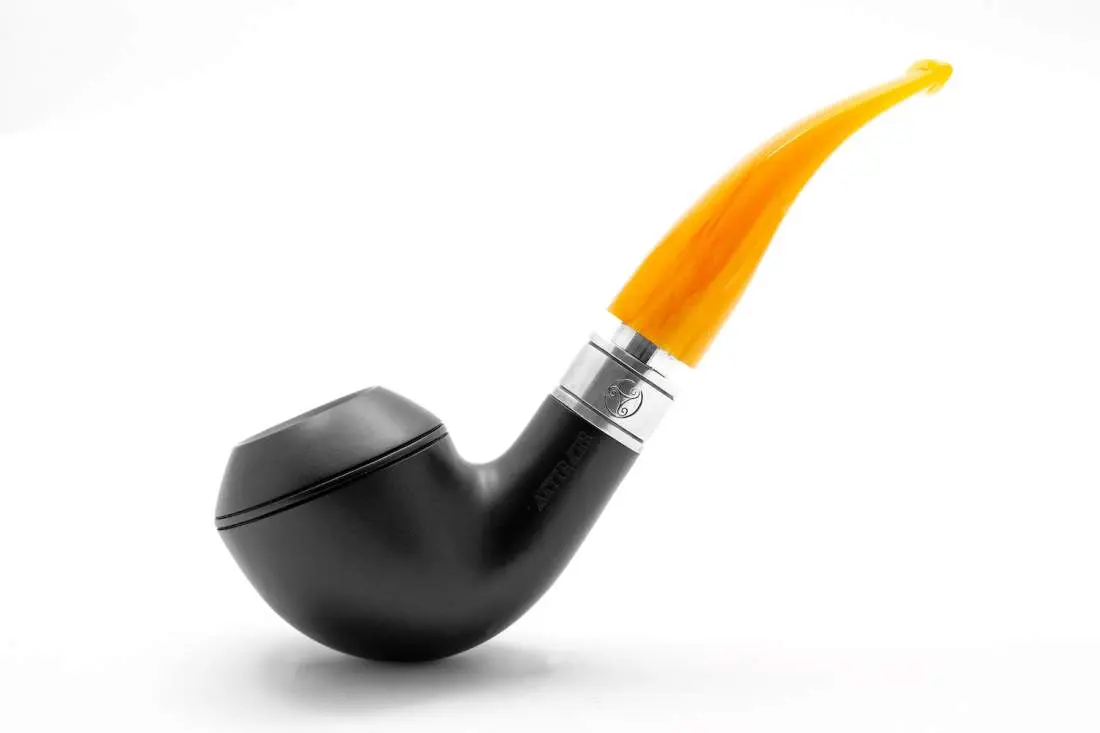 Produktbild: Rattray's Monarch Black 178 Yellow Half-Bent Rhodesian - Seitenansicht