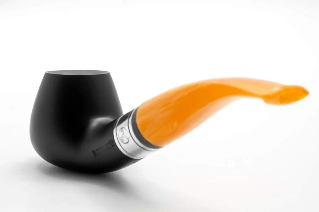 Produktbild: Rattray's Monarch Black 4 Yellow Half-Bent Diplomat - Rückansicht