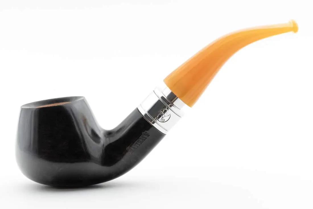 Produktbild: Rattray's Monarch Grey 4 Yellow Half-Bent Diplomat - Seitenansicht