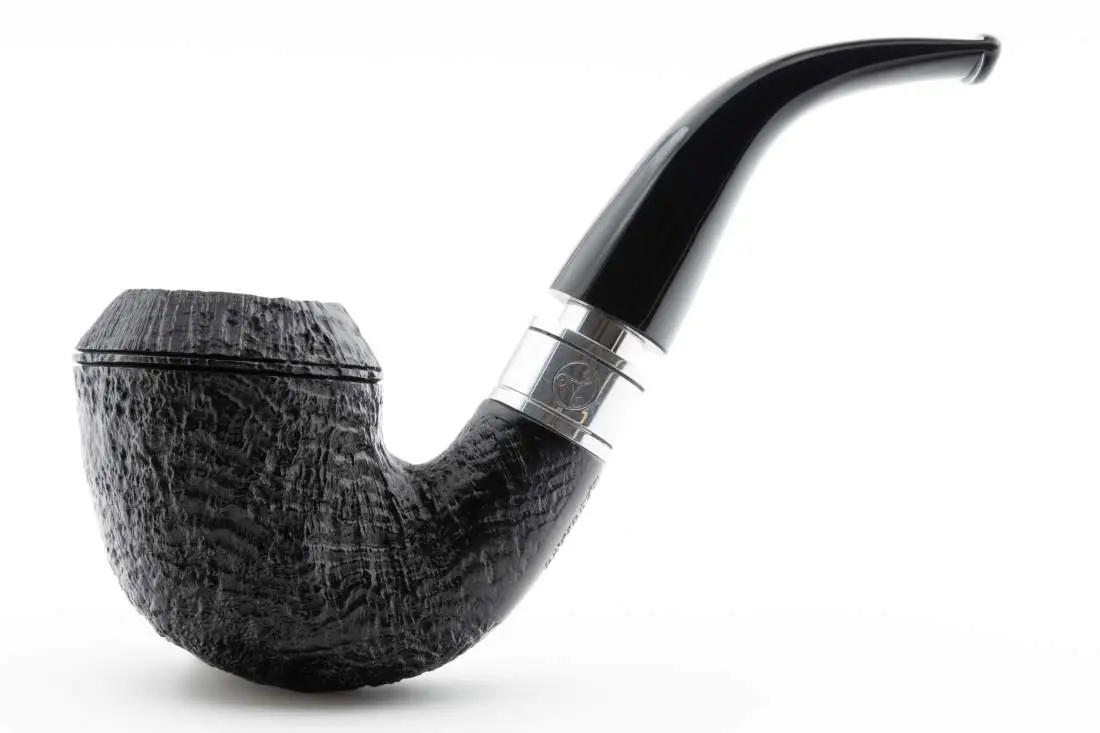 Produktbild: Rattray's Monarch Sandblast Black 15 Black Bent Rhodesian - Seitenansicht