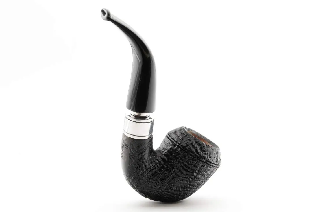 Produktbild: Rattray's Monarch Sandblast Black 15 Black Bent Rhodesian - Profilansicht