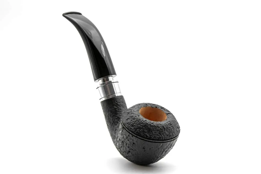 Produktbild: Rattray's Monarch Sandblast Black 178 Black Half-Bent Rhodesian - Frontansicht