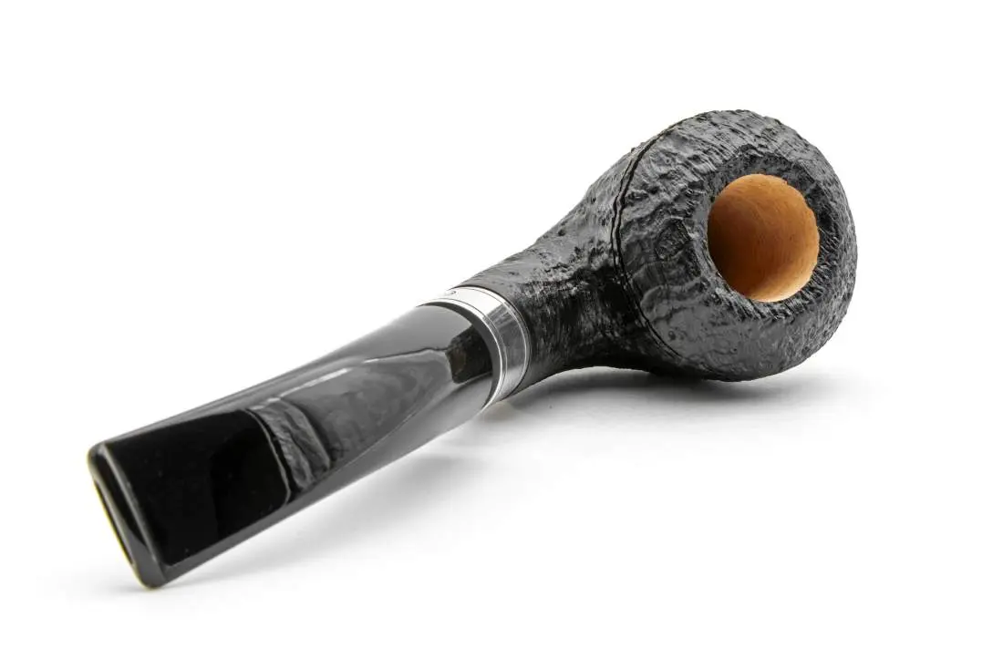 Produktbild: Rattray's Monarch Sandblast Black 178 Black Half-Bent Rhodesian - Profilansicht