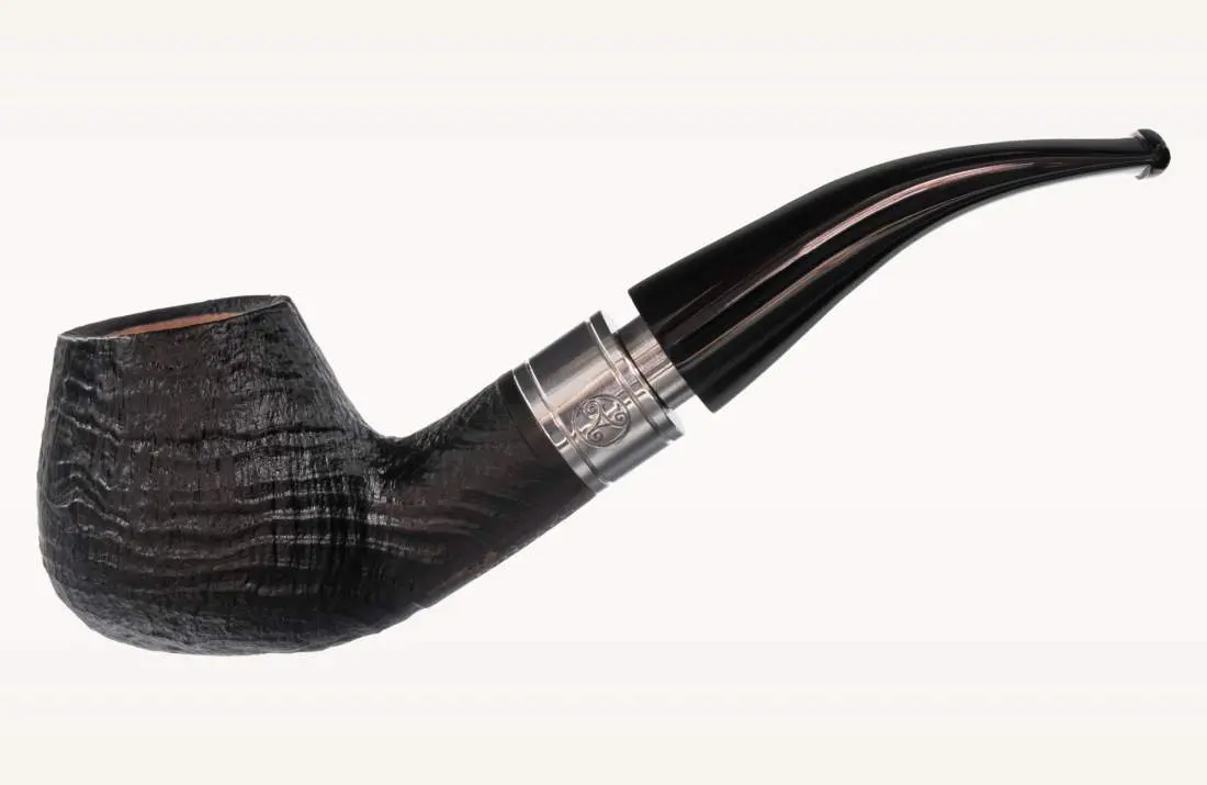 Produktbild: Rattray's Monarch Sandblast Black 4 Black Half-Bent Diplomat