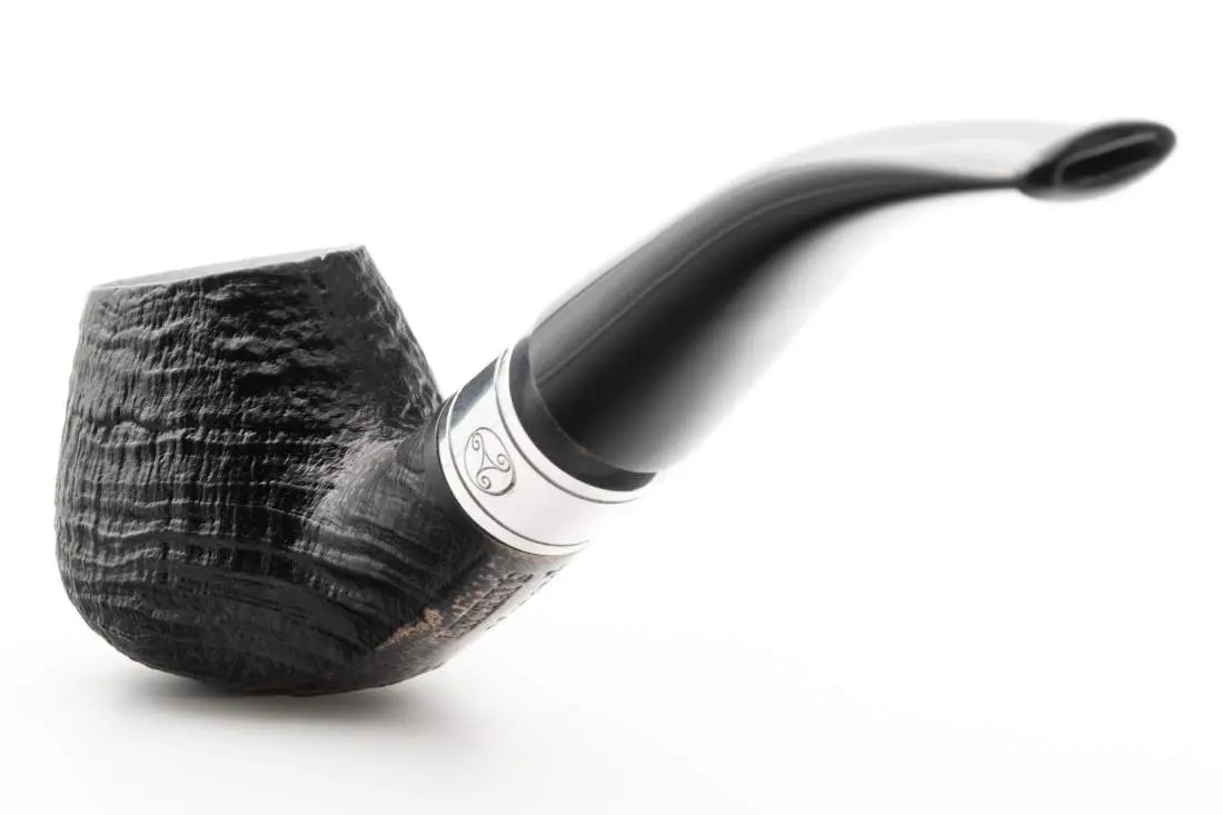 Produktbild: Rattray's Monarch Sandblast Black 4 Black Half-Bent Diplomat - Rückansicht