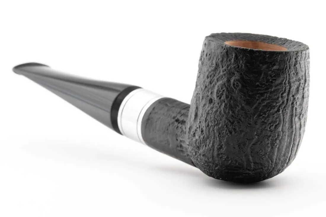 Produktbild: Rattray's Monarch Sandblast Black 5 Black Straight Billiard - Frontansicht