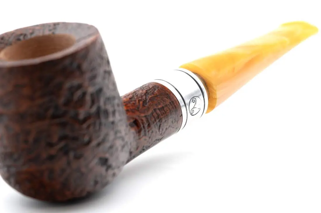 Produktbild: Rattray's Monarch Sandblast Brown 5 Yellow Straight Billiard - Detailansicht