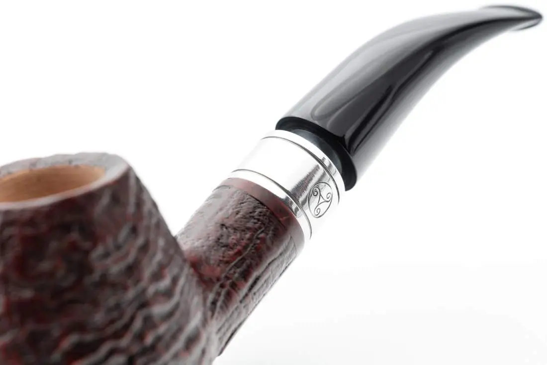 Produktbild: Rattray's Monarch Sandblast Red 4 Black Half-Bent Diplomat - Detailansicht
