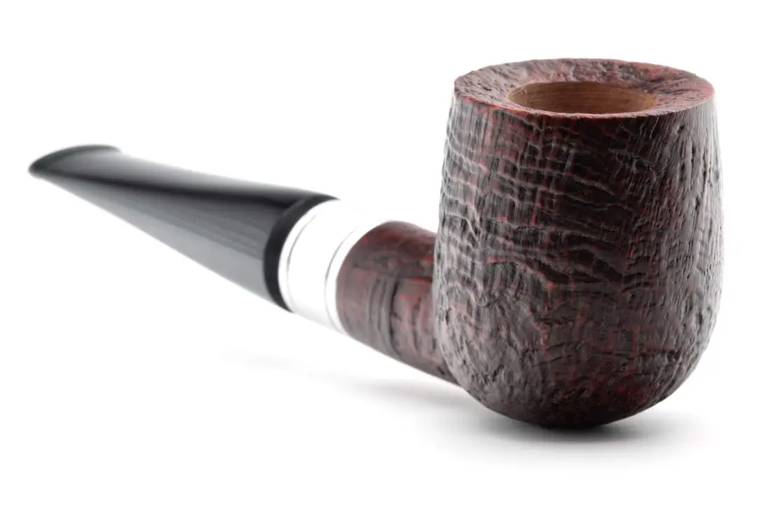 Produktbild: Rattray's Monarch Sandblast Red 5 Black Straight Billiard - Frontansicht