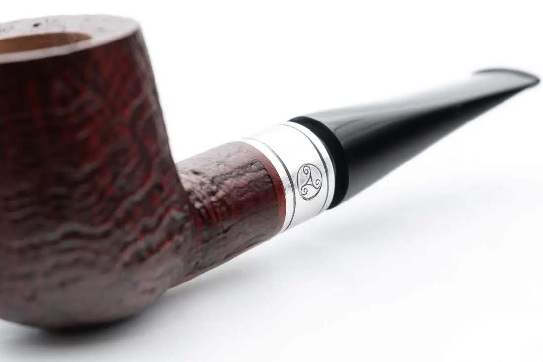 Produktbild: Rattray's Monarch Sandblast Red 5 Black Straight Billiard - Detailansicht