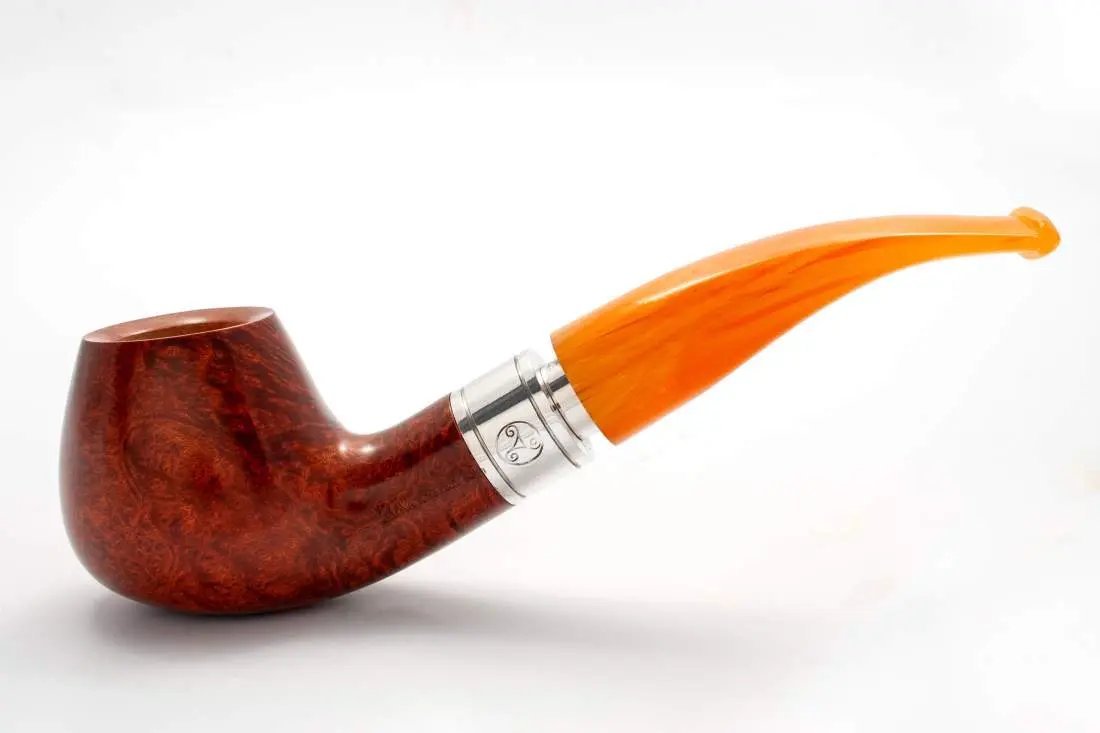 Produktbild: Rattray's Monarch Terracotta 4 Yellow Half-Bent Diplomat - Seitenansicht