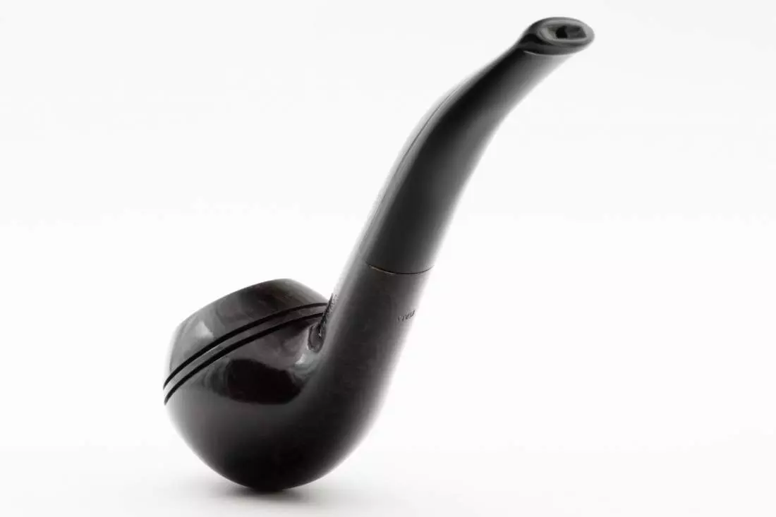 Produktbild: Rossi Pfeife Vulcano Black 673 liegend
