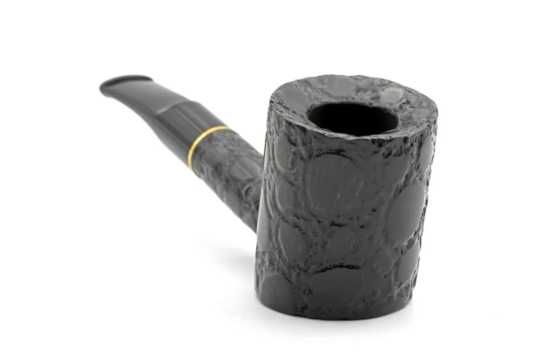 Produktbild: Savinelli Alligator Black 311 Half-Bent Cherrywood - Frontansicht