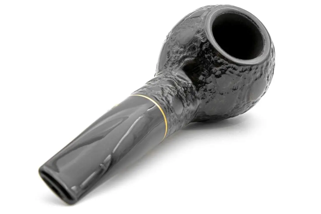 Produktbild: Savinelli Alligator Black 320 Half-Bent Diplomat - Profilansicht