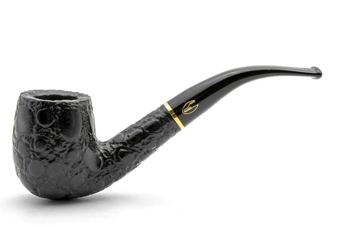 Produktbild: Savinelli Alligator Black 606 Bent Classic - Seitenansicht