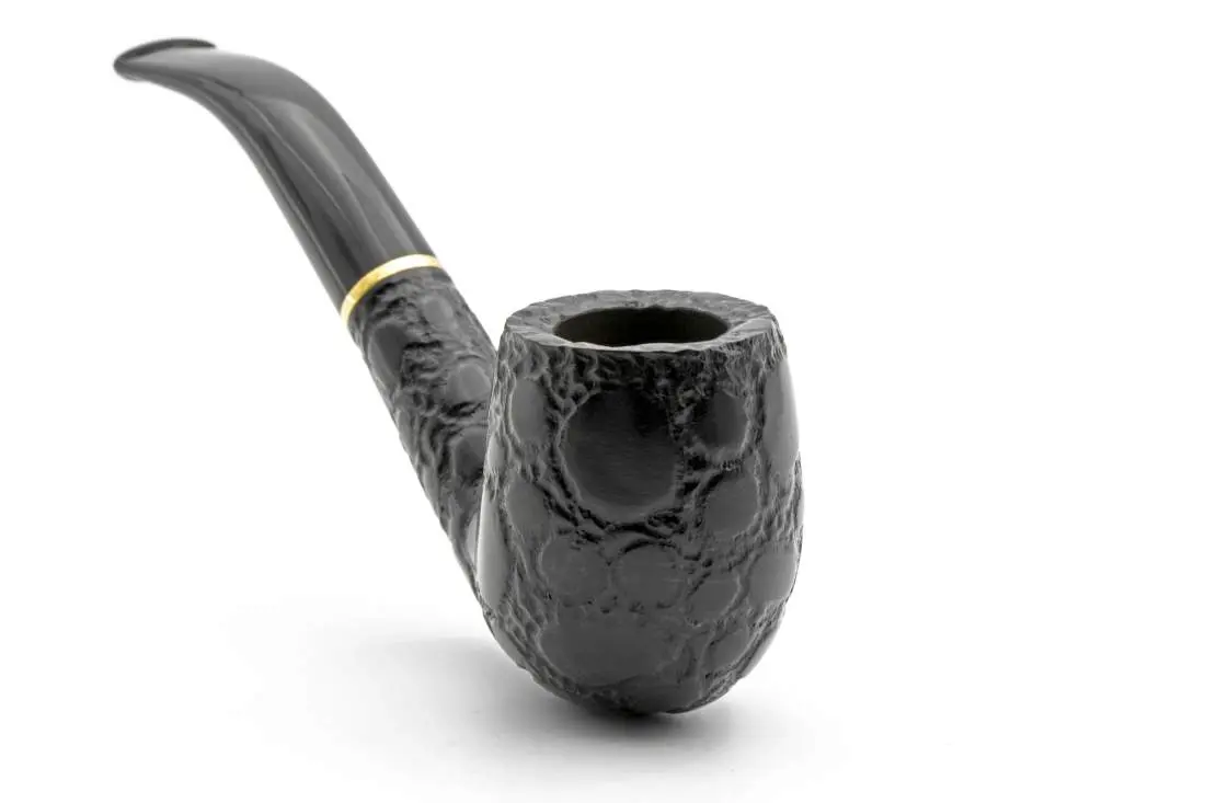 Produktbild: Savinelli Alligator Black 606 Bent Classic - Frontansicht