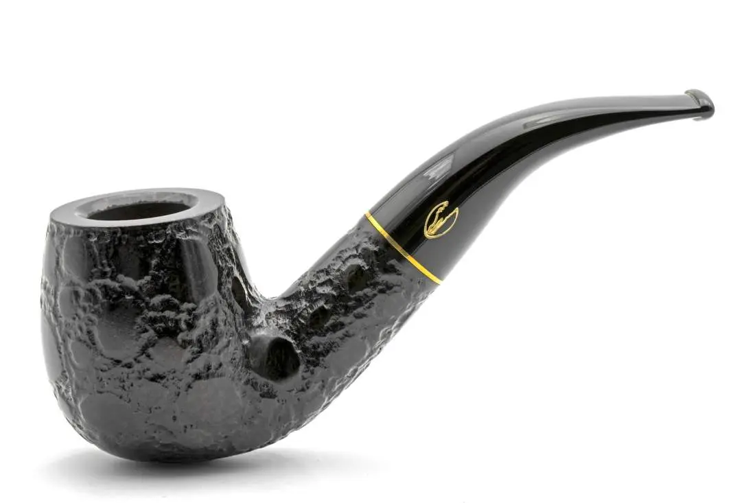 Produktbild: Savinelli Alligator Black 616 Bent Fat Bent - Seitenansicht