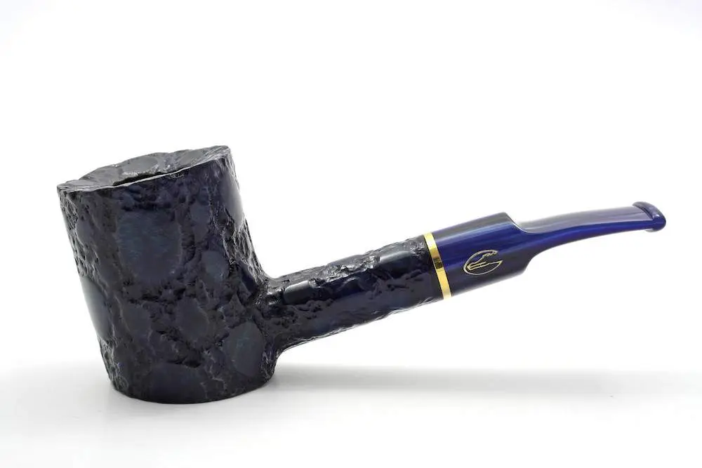 Produktbild: Savinelli Alligator Blue 311 Half-Bent Cherrywood - Seitenansicht
