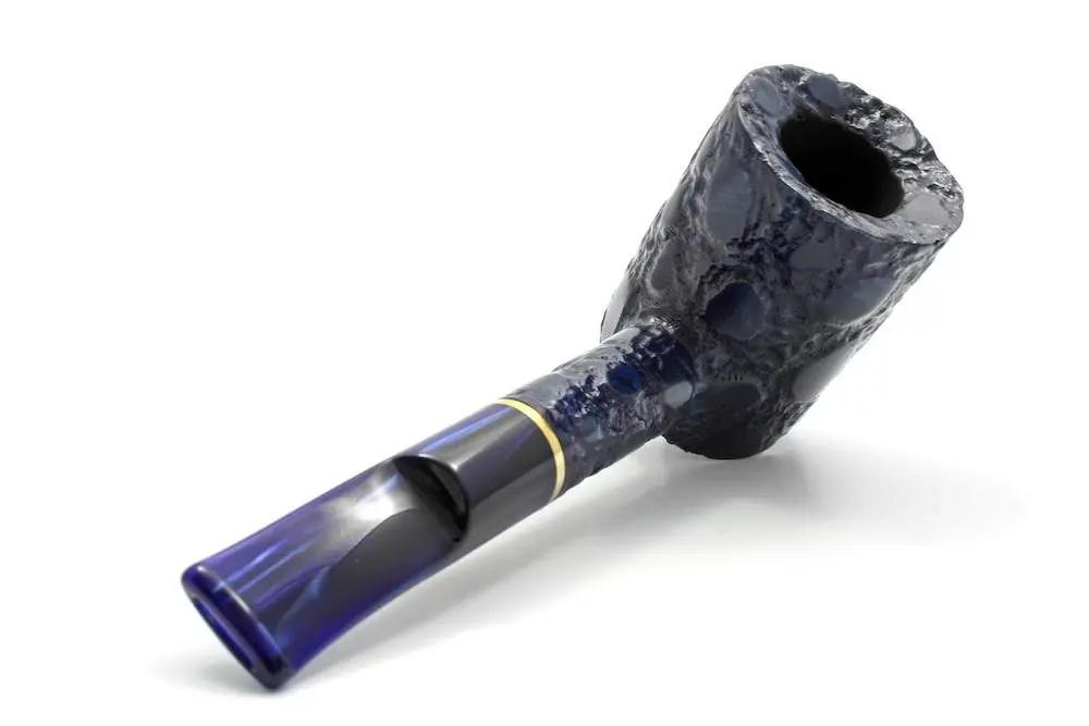 Produktbild: Savinelli Alligator Blue 311 Half-Bent Cherrywood - Profilansicht