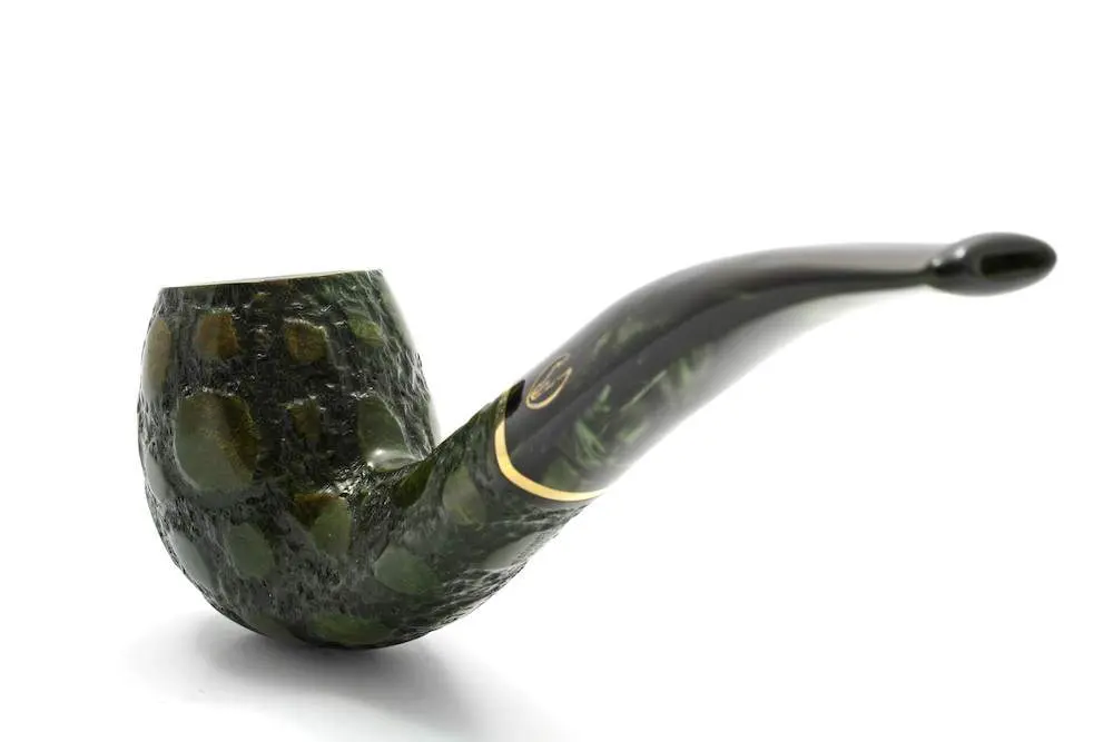 Produktbild: Savinelli Alligator Green 677 Bent Billiard - Rückansicht