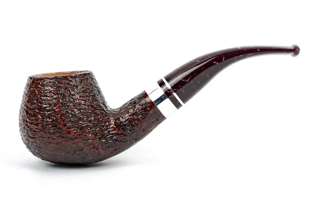 Produktbild: Savinelli Bacco Rustic 645 Half-Bent Brandy - Seitenansicht