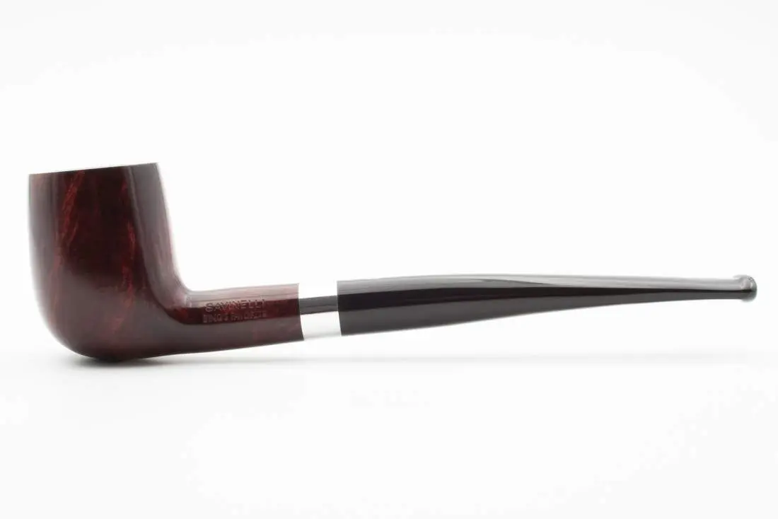 Produktbild: Savinelli Bing's Favorite 9mm Burgundy Straight Billiard - Seitenansicht