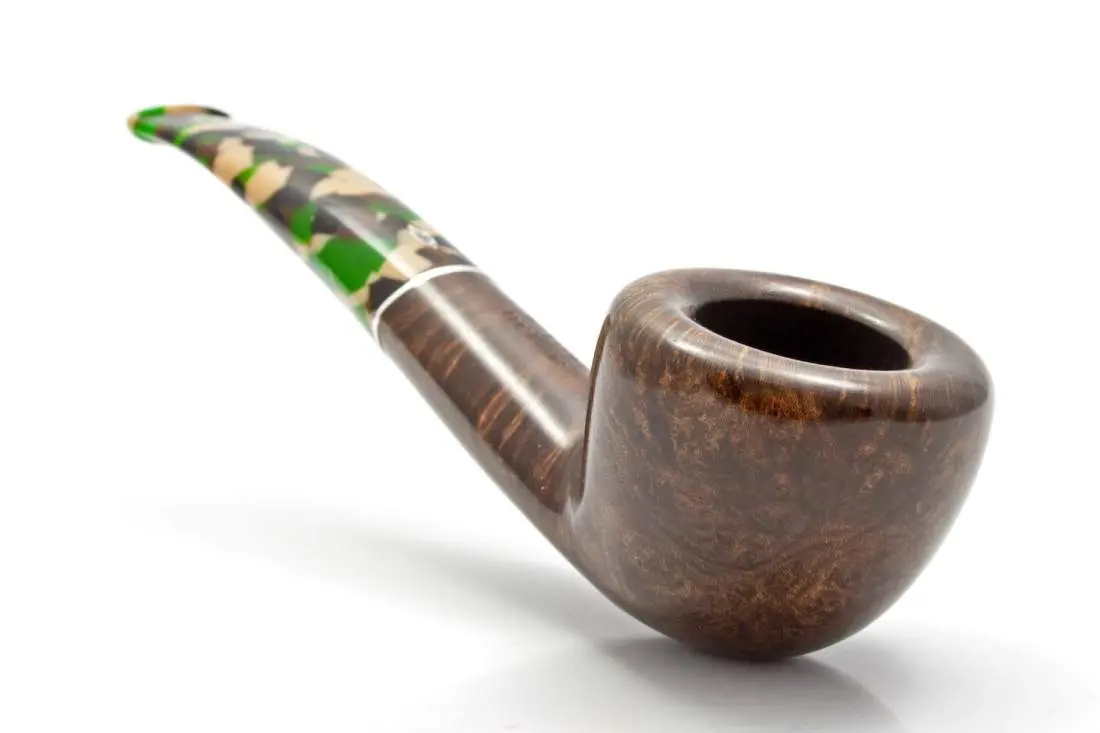 Produktbild: Savinelli Camouflage Brown 316 Half-Bent Dublin - Frontansicht