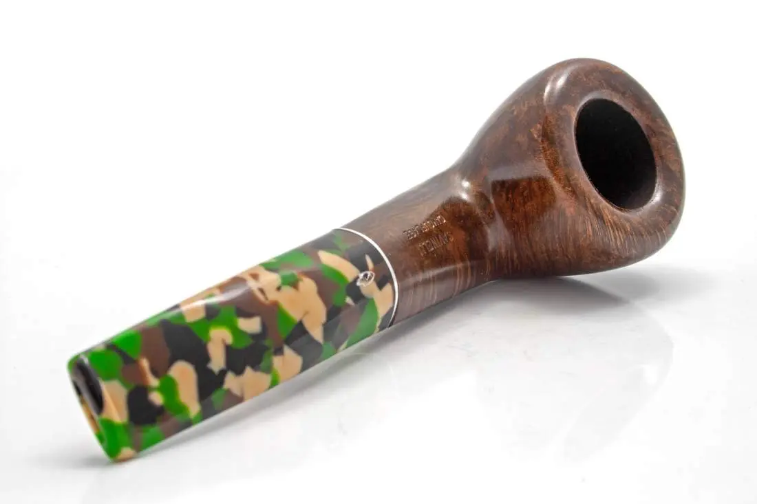 Produktbild: Savinelli Camouflage Brown 316 Half-Bent Dublin - Profilansicht