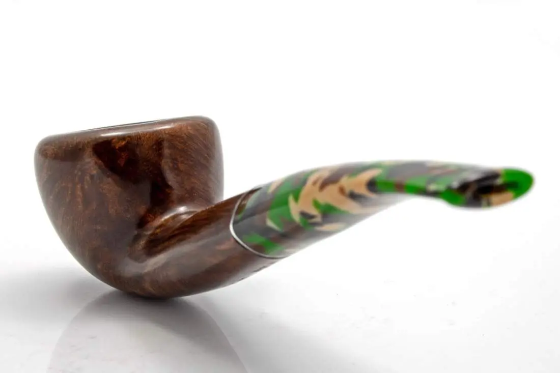 Produktbild: Savinelli Camouflage Brown 316 Half-Bent Dublin - Rückansicht