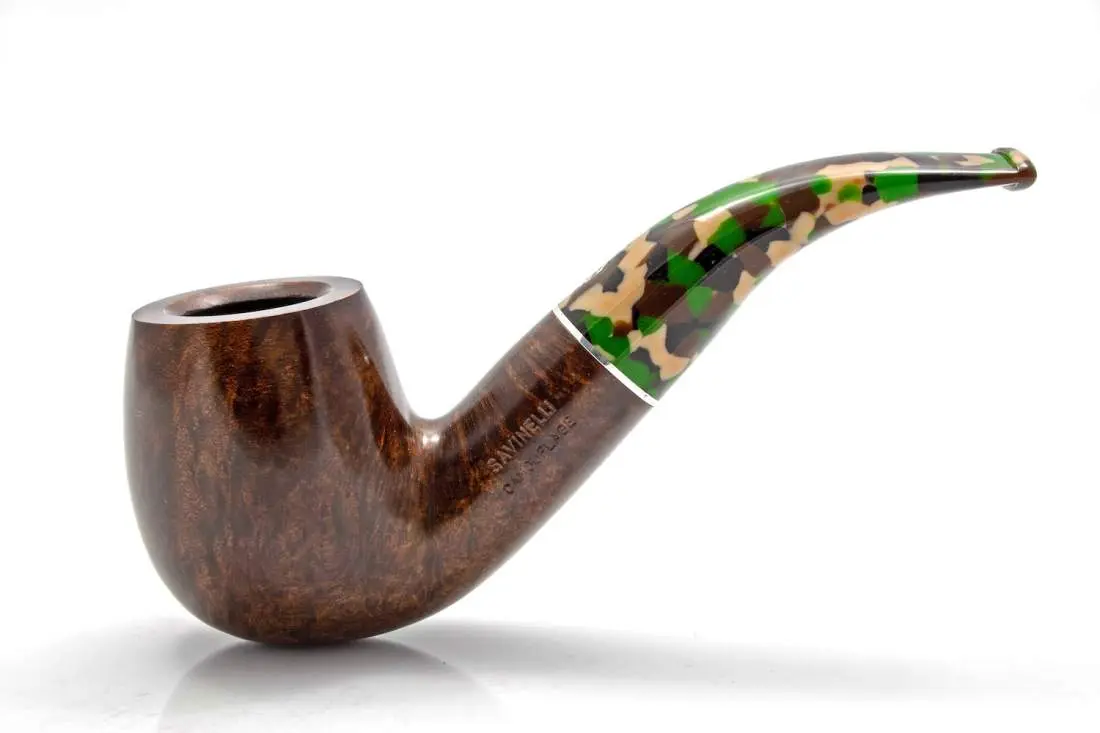 Produktbild: Savinelli Camouflage Brown 616 Bent Fat Bent - Seitenansicht