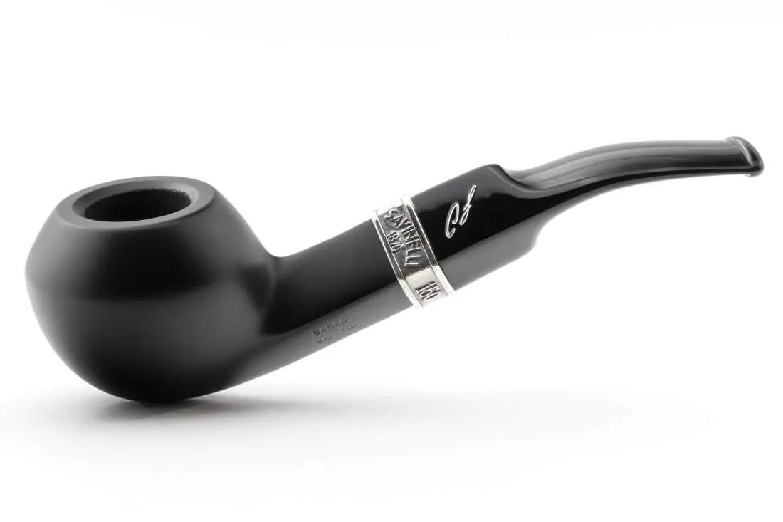 Produktbild: Savinelli Carlo Black Bent Bulldog - Seitenansicht