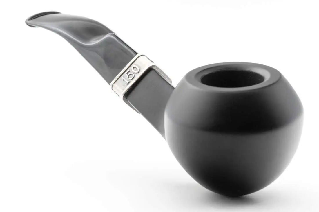 Produktbild: Savinelli Carlo Black Bent Bulldog - Frontansicht
