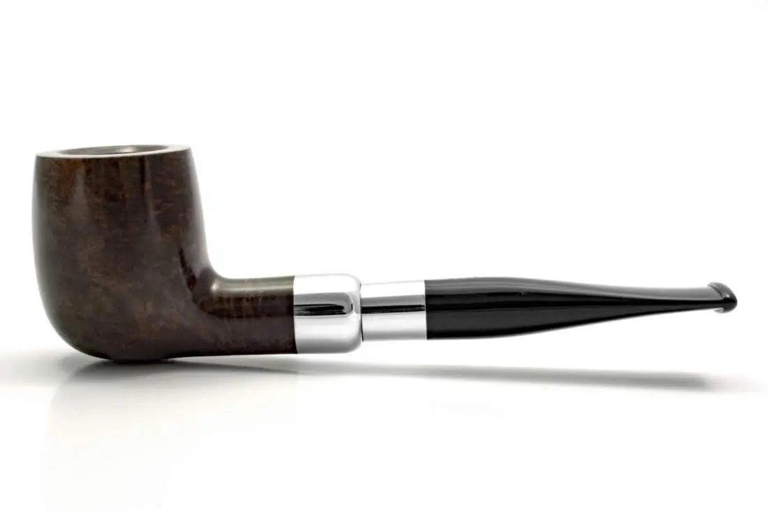 Produktbild: Savinelli Cavaliere Grey 106 Straight Billiard - Seitenansicht
