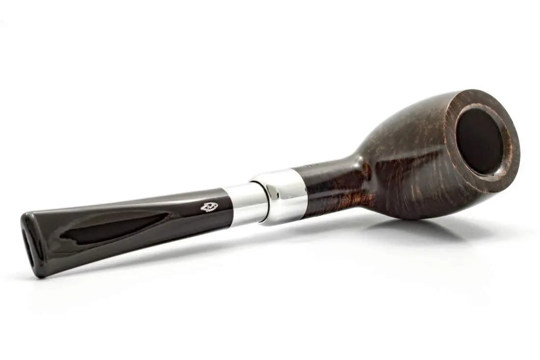 Produktbild: Savinelli Cavaliere Grey 128 Straight Billiard - Profilansicht