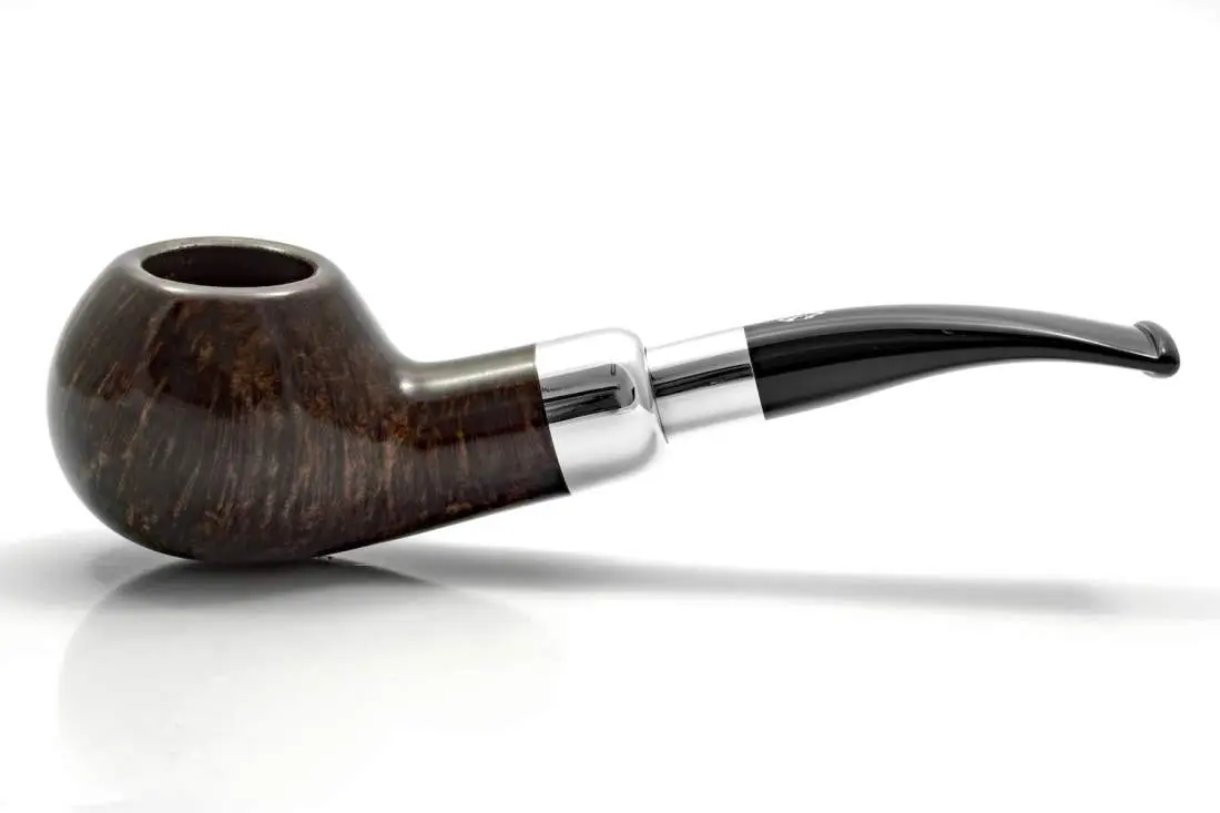 Produktbild: Savinelli Cavaliere Grey 321 Half-Bent Diplomat - Seitenansicht
