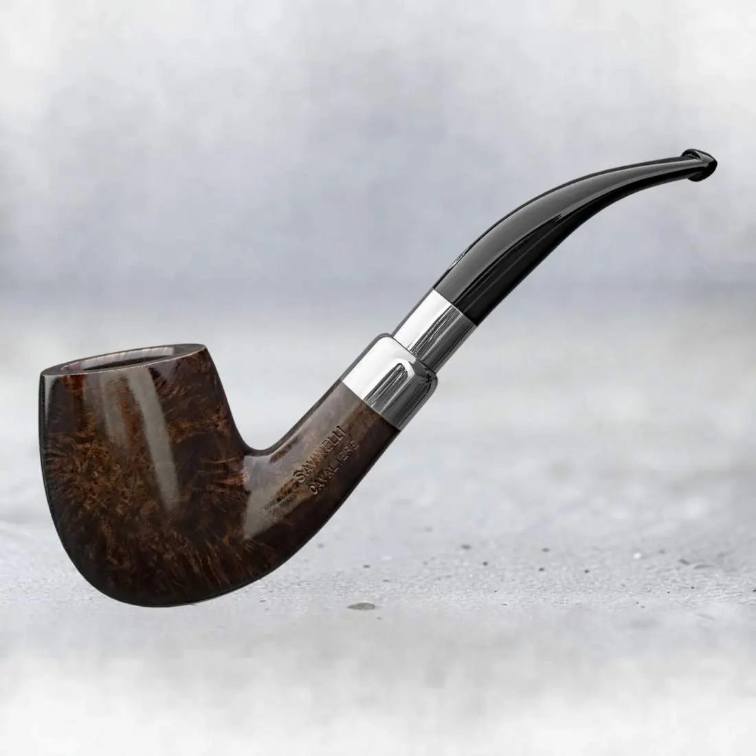 Produktbild: Savinelli Cavaliere Grey 606 Bent Classic