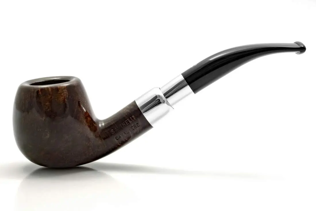 Produktbild: Savinelli Cavaliere Grey 636 Half-Bent Ball - Seitenansicht
