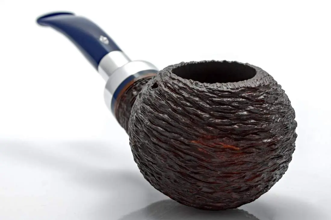 Produktbild: Savinelli Eleganza Rustic 320 Half-Bent Diplomat - Frontansicht