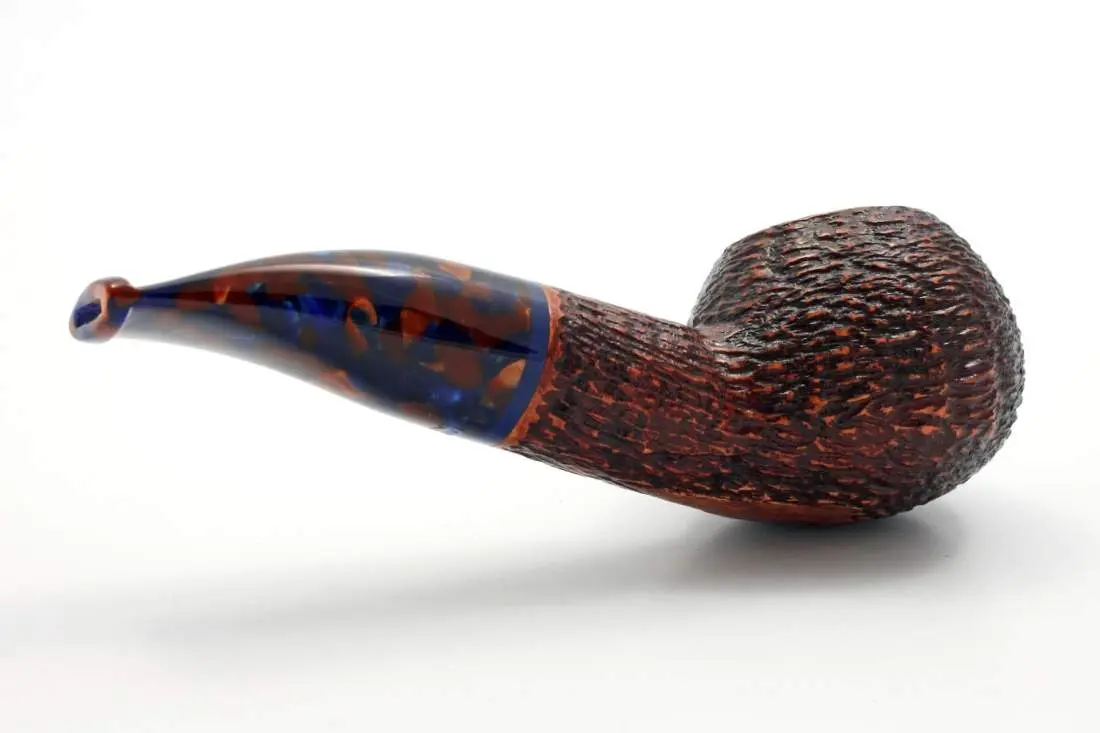 Produktbild: Savinelli Fantasia Rustic 320 Half-Bent Diplomat - Profilansicht