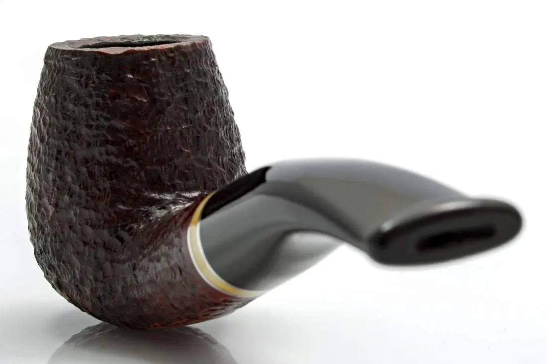 Produktbild: Savinelli New Oscar Rustic 628 Half-Bent Brandy - Rückansicht