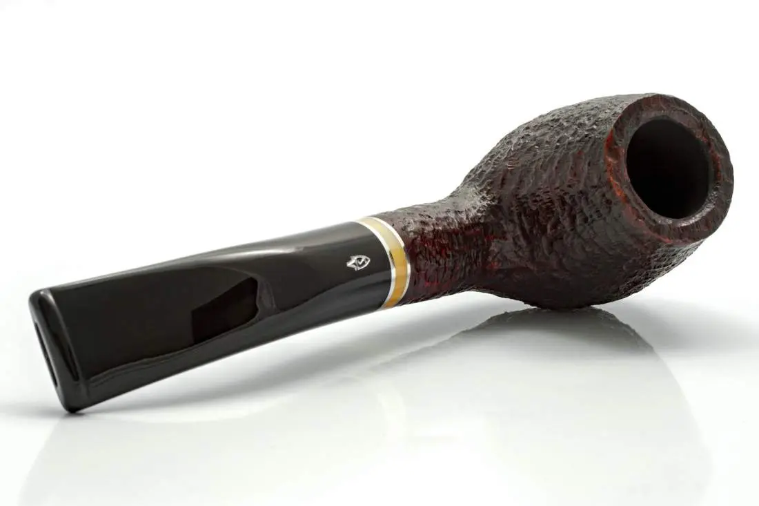 Produktbild: Savinelli New Oscar Rustic 628 Half-Bent Brandy - Profilansicht