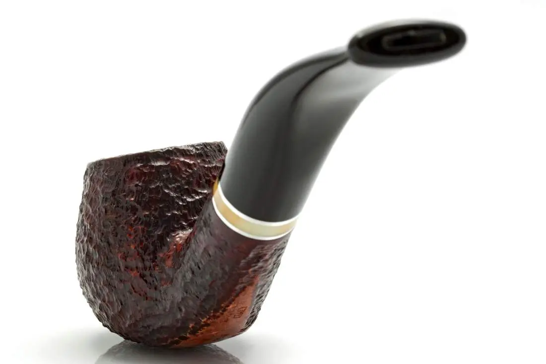 Produktbild: Savinelli New Oscar Rustic 645 Half-Bent Brandy - Rückansicht