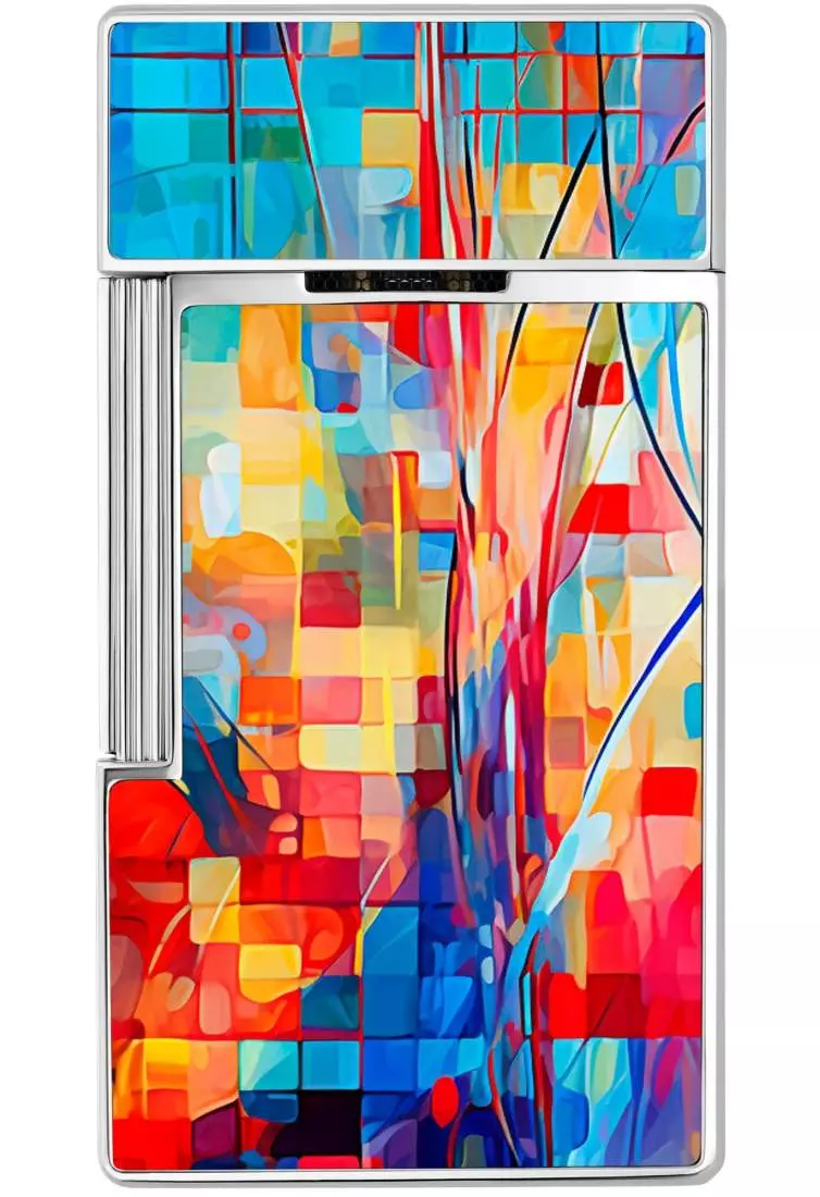 Produktbild: S.T. Dupont Biggy Graff'ty Multicolor Feuerzeug hinten