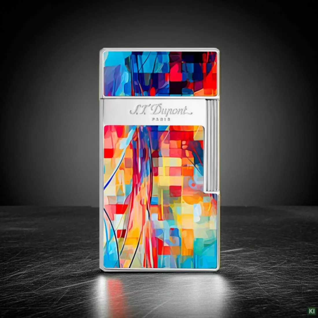 Produktbild: S.T. Dupont Biggy Graff'ty Multicolor Feuerzeug Szene