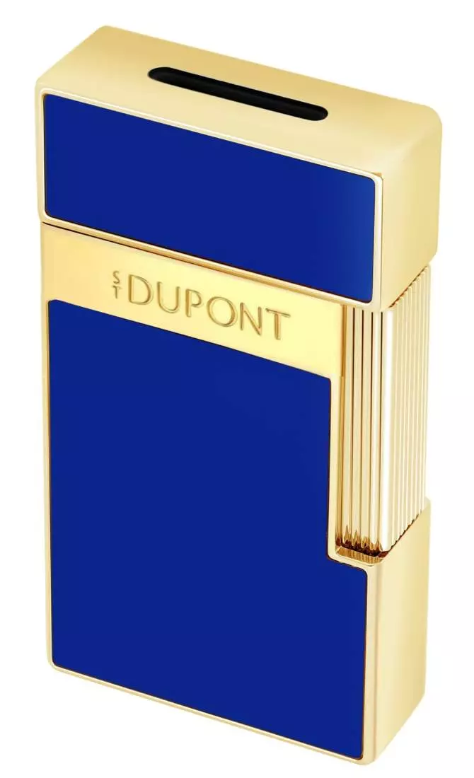Artikelbild: S.T. Dupont Biggy blau gold Feuerzeug Produktbild: S.T. Dupont Biggy blau gold Feuerzeug