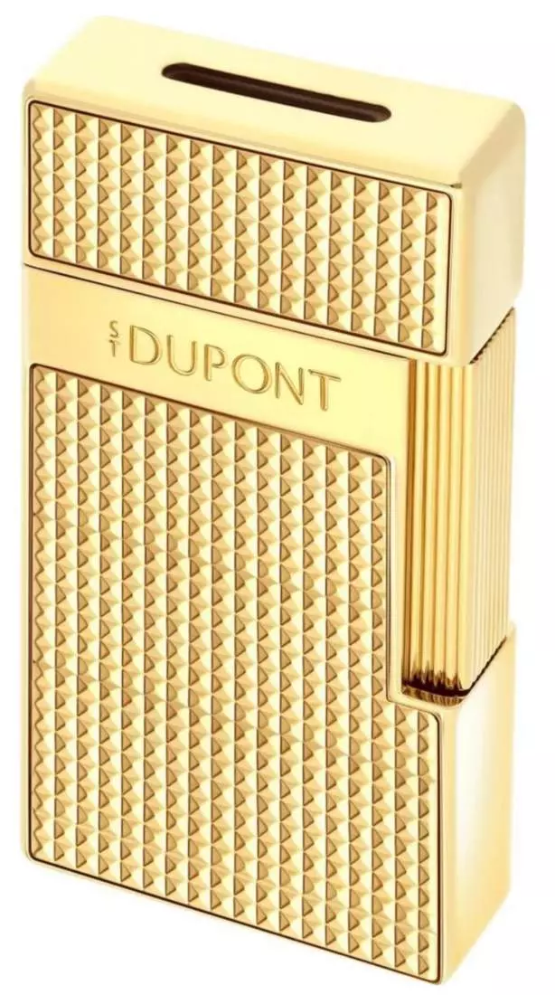 Artikelbild: S.T. Dupont Biggy gold Diamond Head Feuerzeug Produktbild: S.T. Dupont Biggy gold Diamond Head Feuerzeug